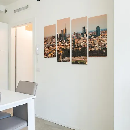 Elegante Bilocale Isola A - Mirable Pm Apartament Mediolan